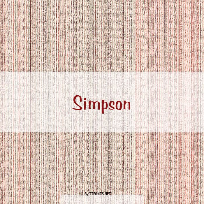 Simpson example