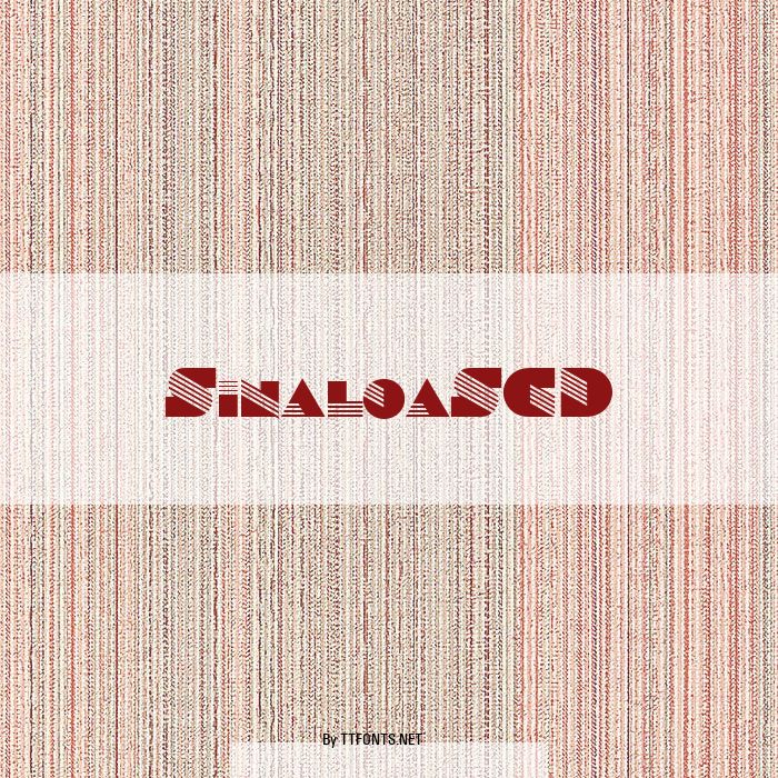 SinaloaSCD example
