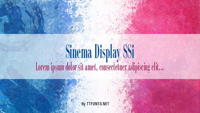 Sinema Display SSi example