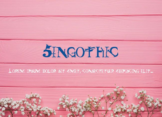 Singothic example