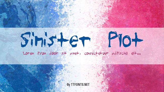 Sinister Plot example
