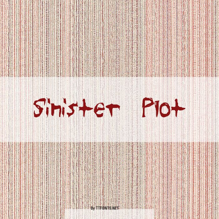 Sinister Plot example