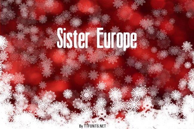 Sister Europe example