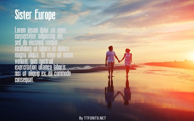 Sister Europe example