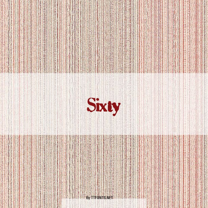 Sixty example
