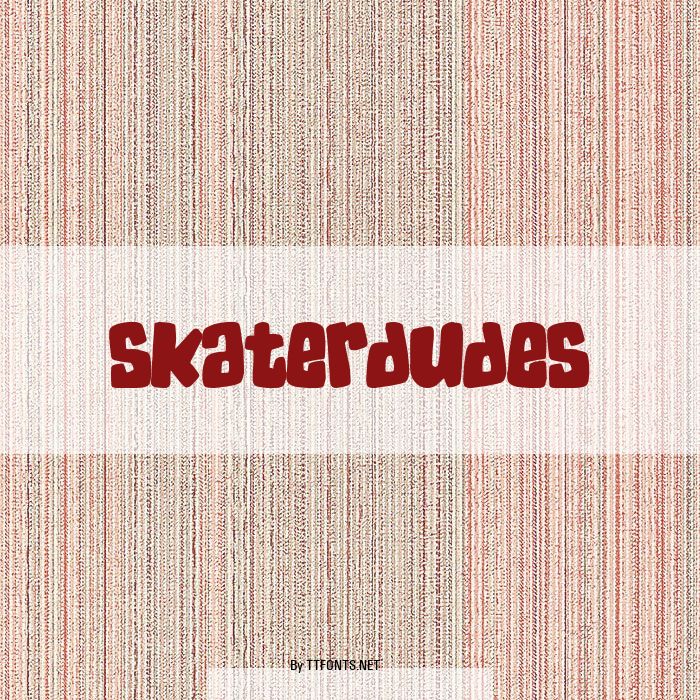 SkaterDudes example