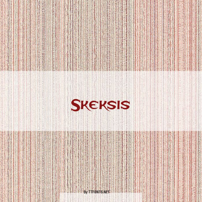 Skeksis example