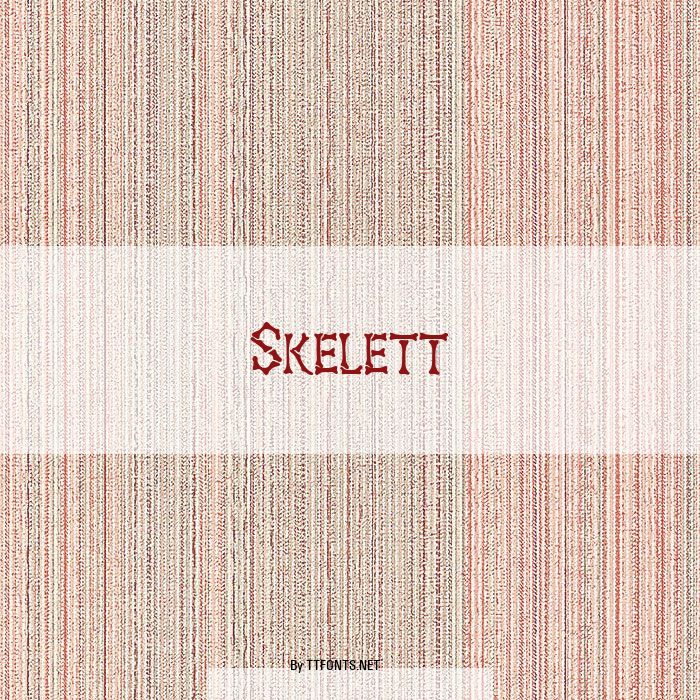 Skelett example