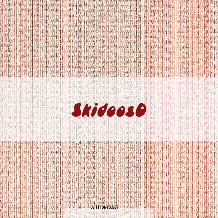 SkidoosD example