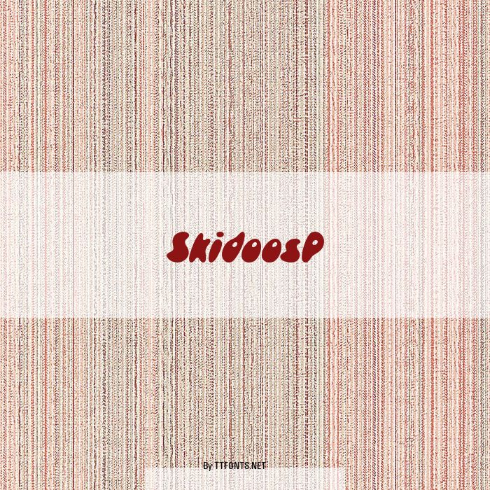 SkidoosP example