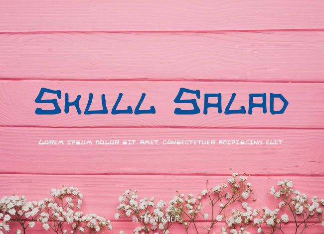 Skull Salad example
