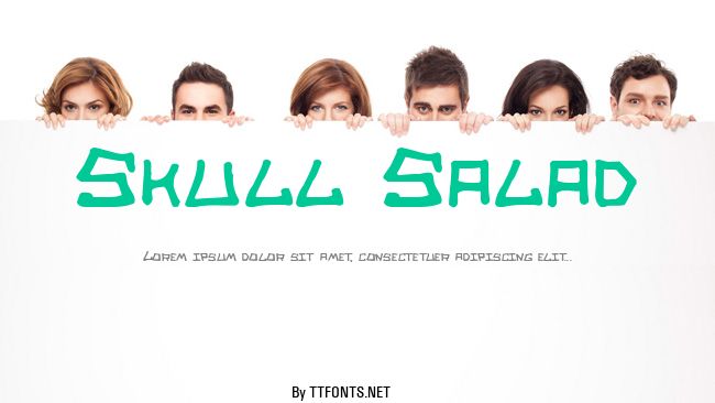 Skull Salad example