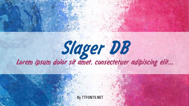 Slager DB example