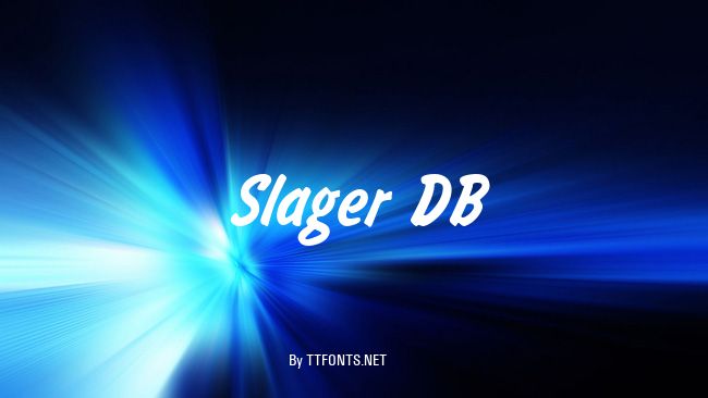 Slager DB example