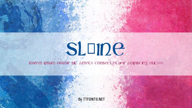 Sl�ine example