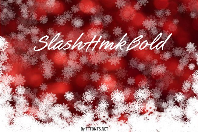 SlashHmkBold example
