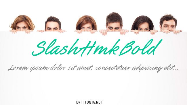 SlashHmkBold example