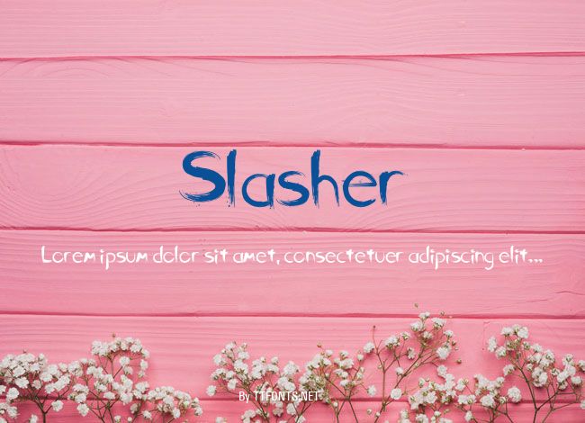 Slasher example