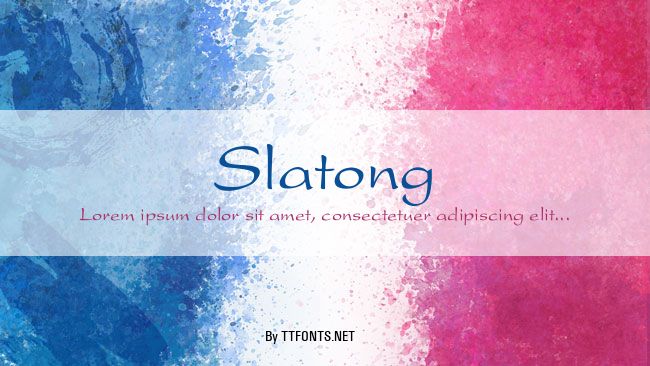 Slatong example