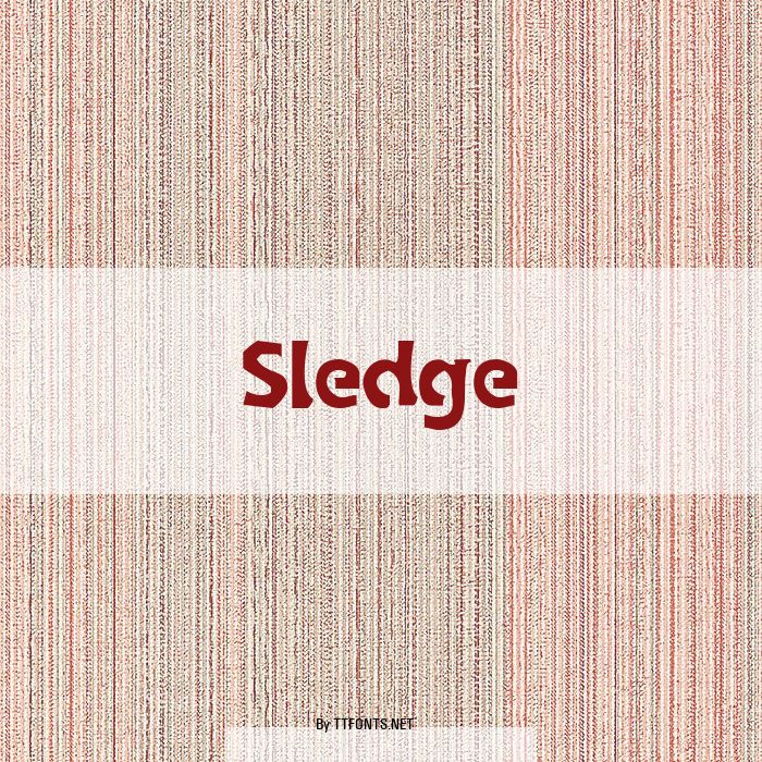 Sledge example