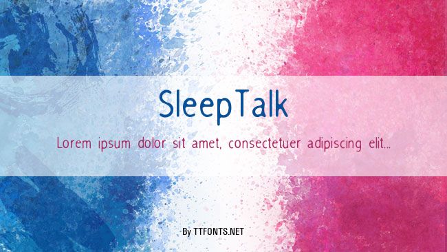 SleepTalk example