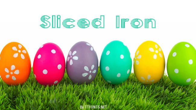 Sliced Iron example