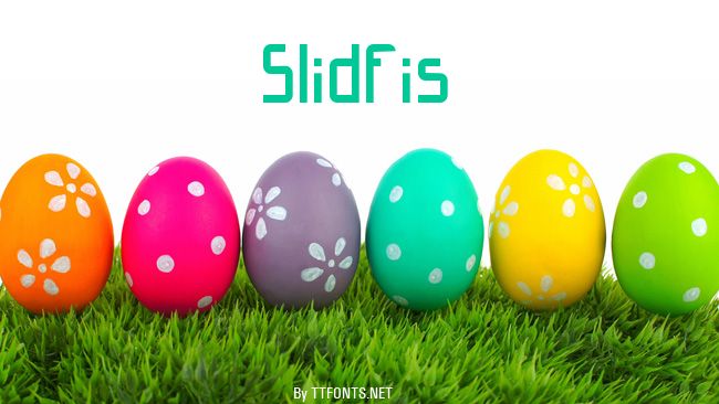 Slidfis example
