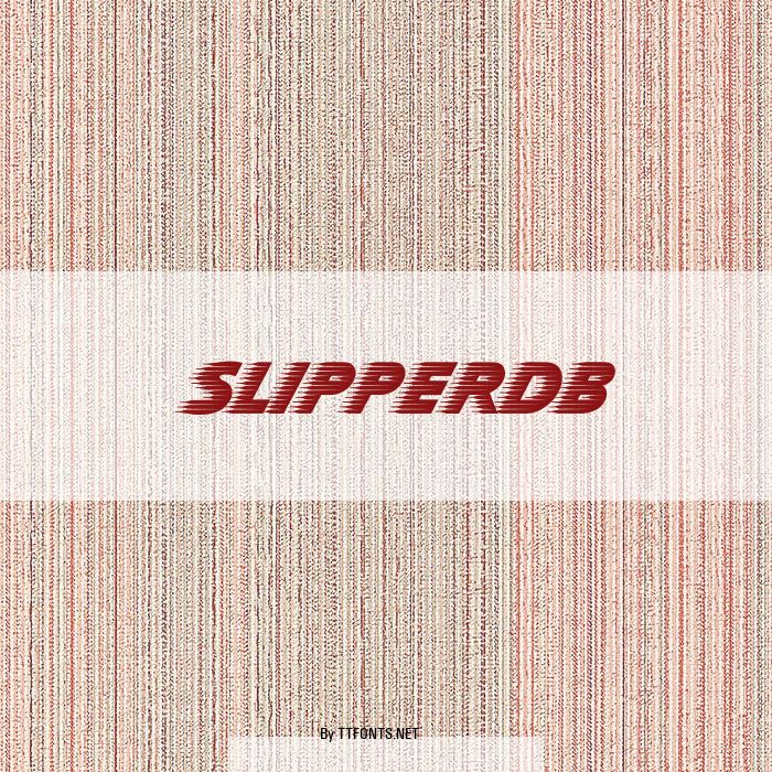 SlipperDB example