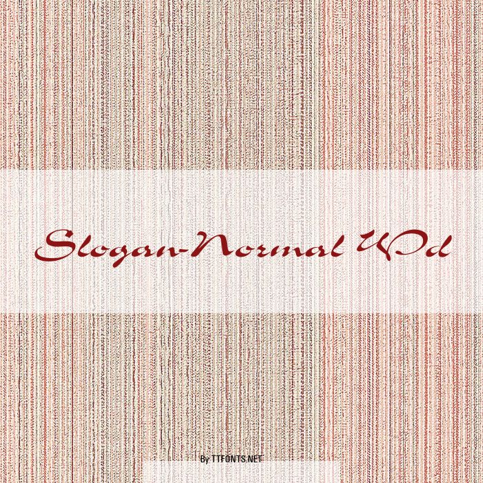 Slogan-Normal Wd example