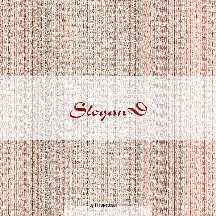 SloganD example