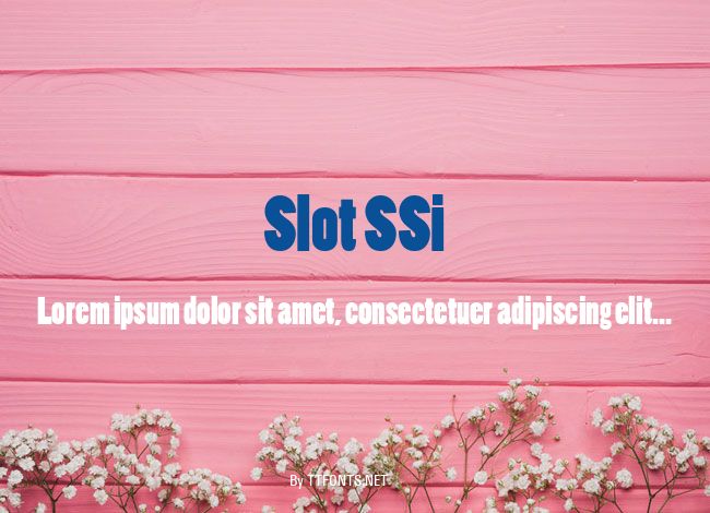 Slot SSi example