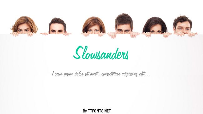 Slowsanders example