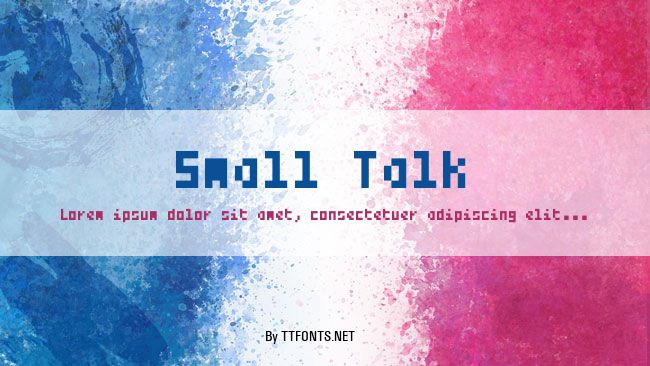 Small Talk example