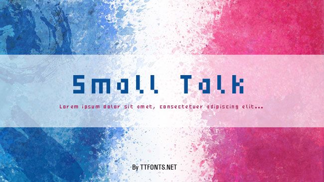Small Talk example