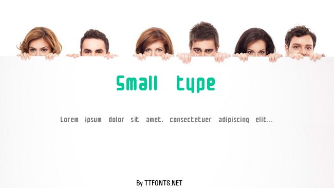 Small type example