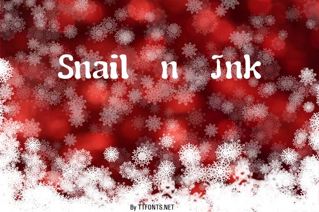 Snail  n  Ink example