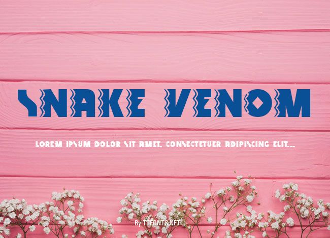Snake Venom example