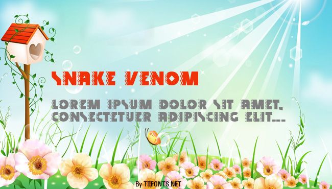 Snake Venom example