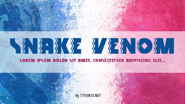 Snake Venom example