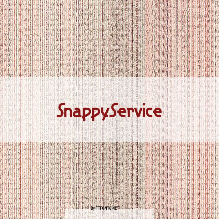 SnappyService example