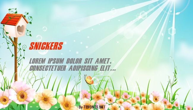 Snickers example