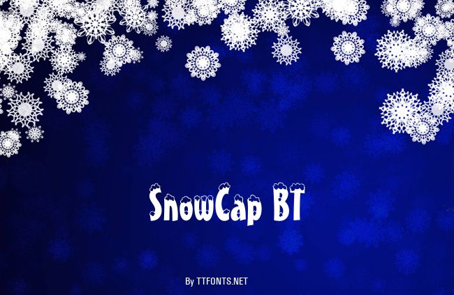 SnowCap BT example