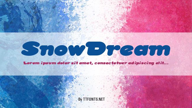 SnowDream example