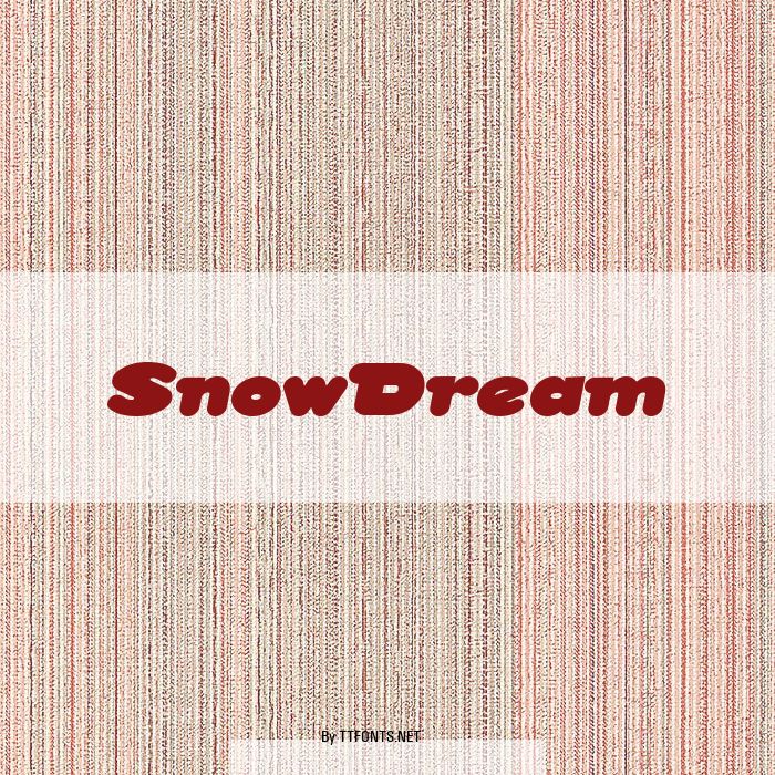 SnowDream example