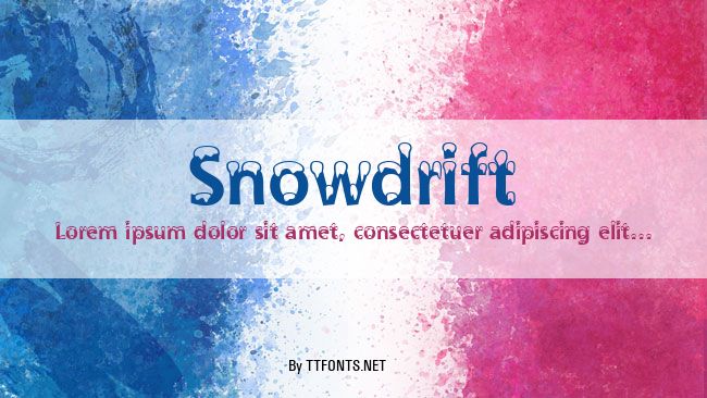 Snowdrift example