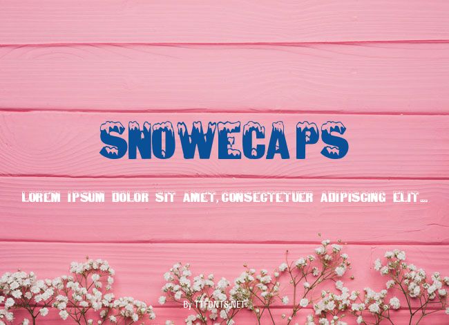 Snowecaps example