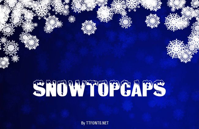 SnowtopCaps example