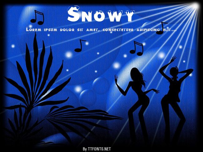 Snowy example