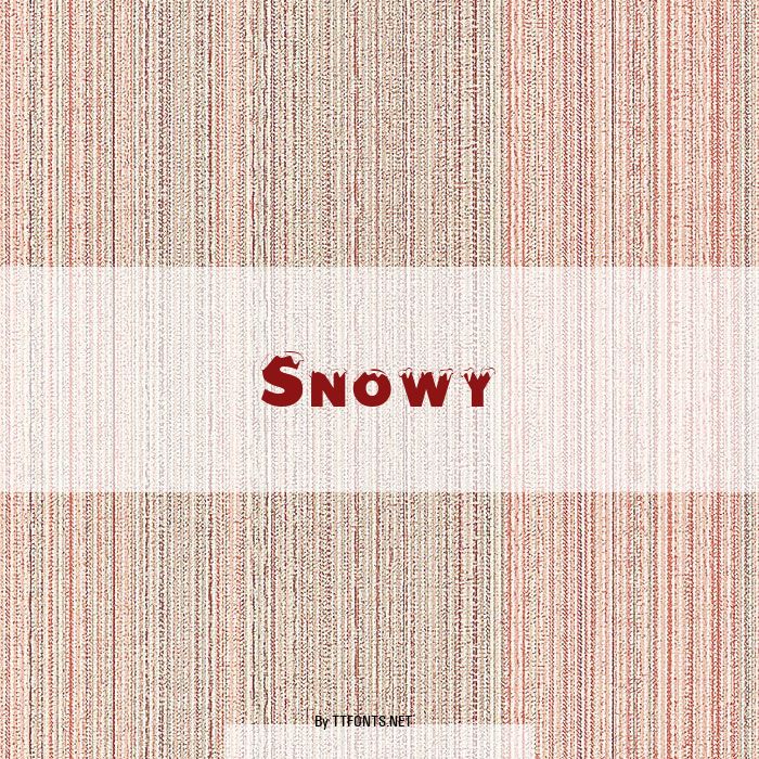 Snowy example