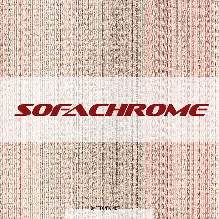 Sofachrome example